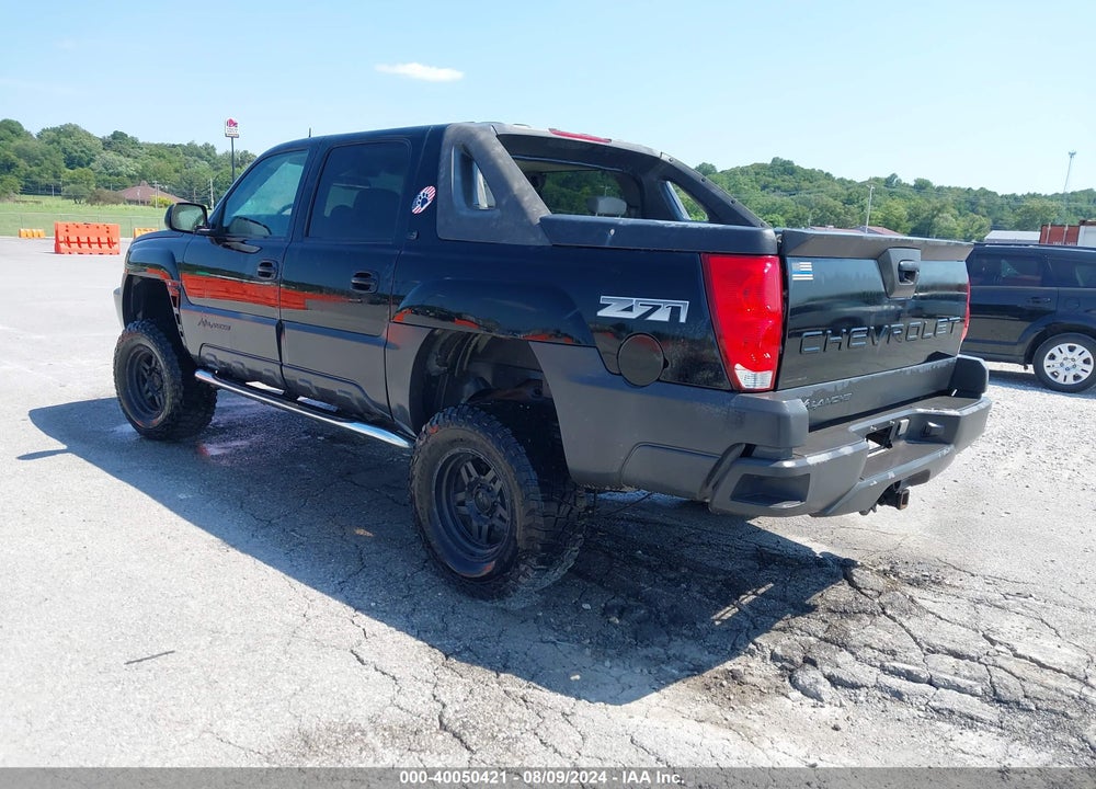 2005 CHEVROLET AVALANCHE 1500 Z71 VIN: 3GNEK12Z85G148683