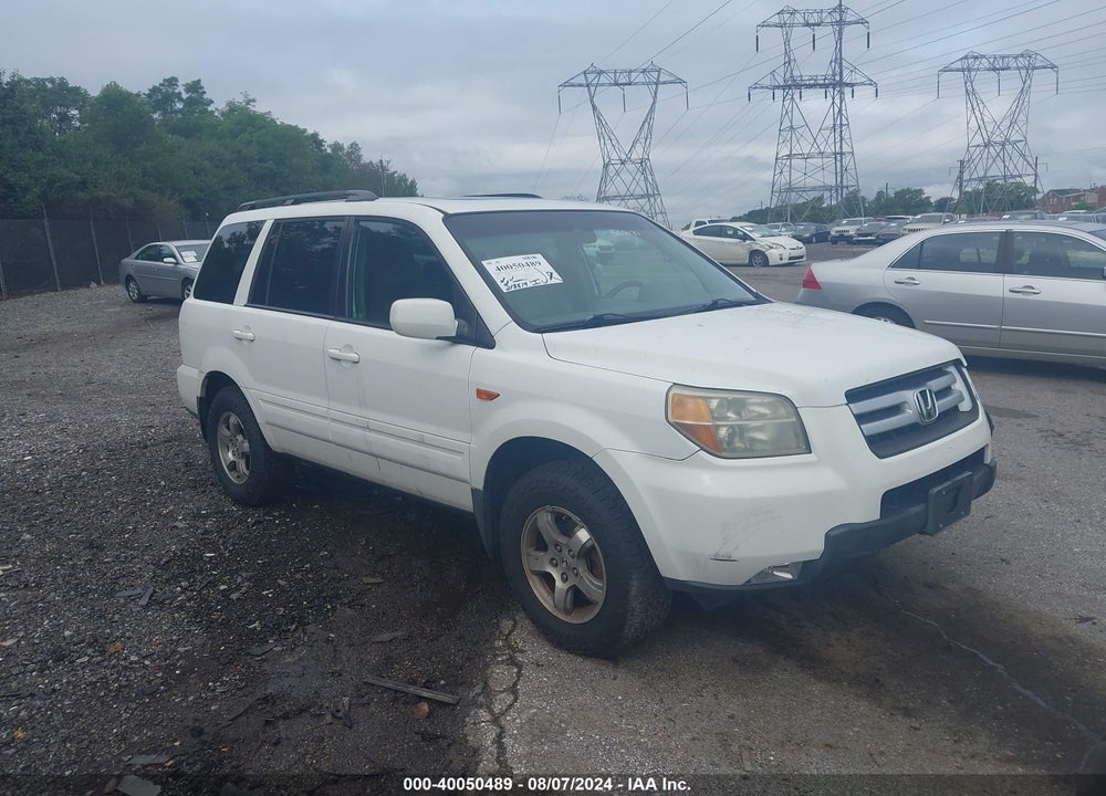 2006 HONDA PILOT EX-L VIN: 2HKYF18756H563131