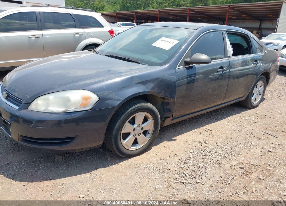 2008 CHEVROLET IMPALA LT VIN: 2G1WT58K789246848