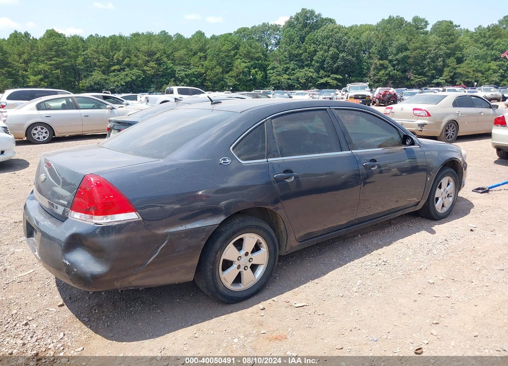 2008 CHEVROLET IMPALA LT VIN: 2G1WT58K789246848