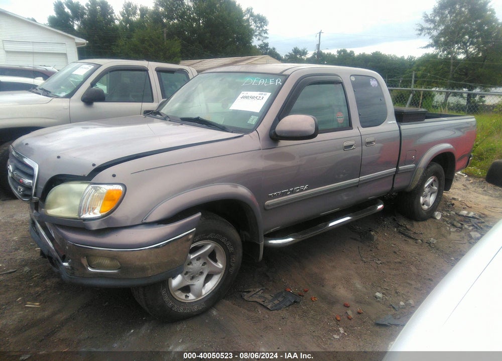 2002 TOYOTA TUNDRA LTD V8 VIN: 5TBRT38182S224915