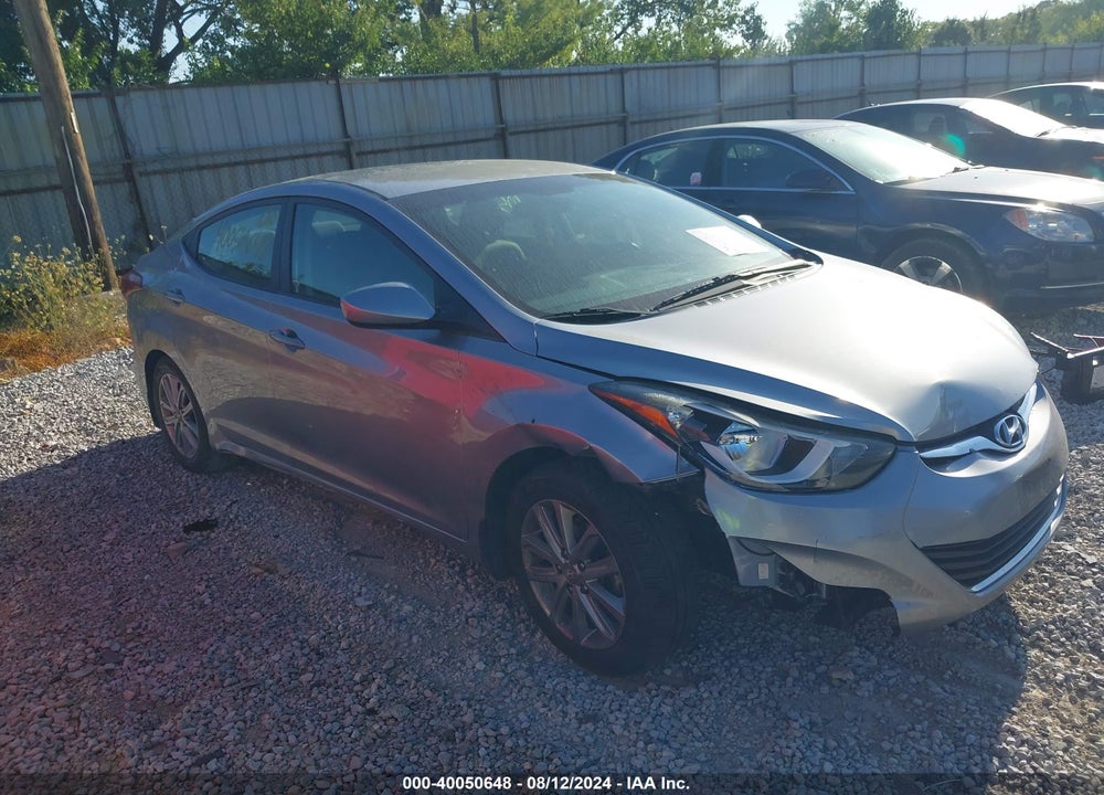 2015 HYUNDAI ELANTRA SE VIN: 5NPDH4AE0FH572533