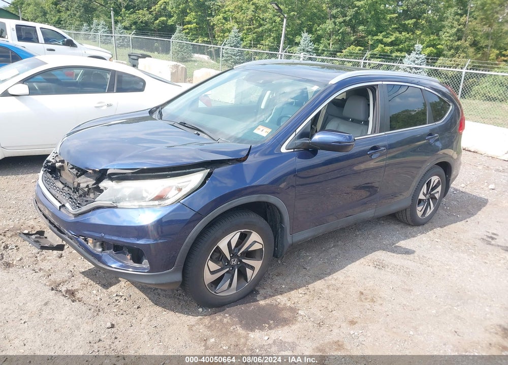 2015 HONDA CR-V TOURING VIN: 5J6RM4H96FL069265