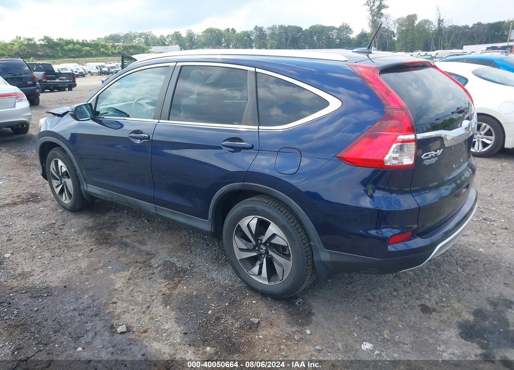 2015 HONDA CR-V TOURING VIN: 5J6RM4H96FL069265