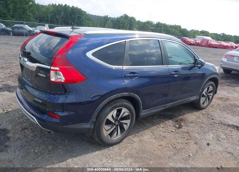 2015 HONDA CR-V TOURING VIN: 5J6RM4H96FL069265