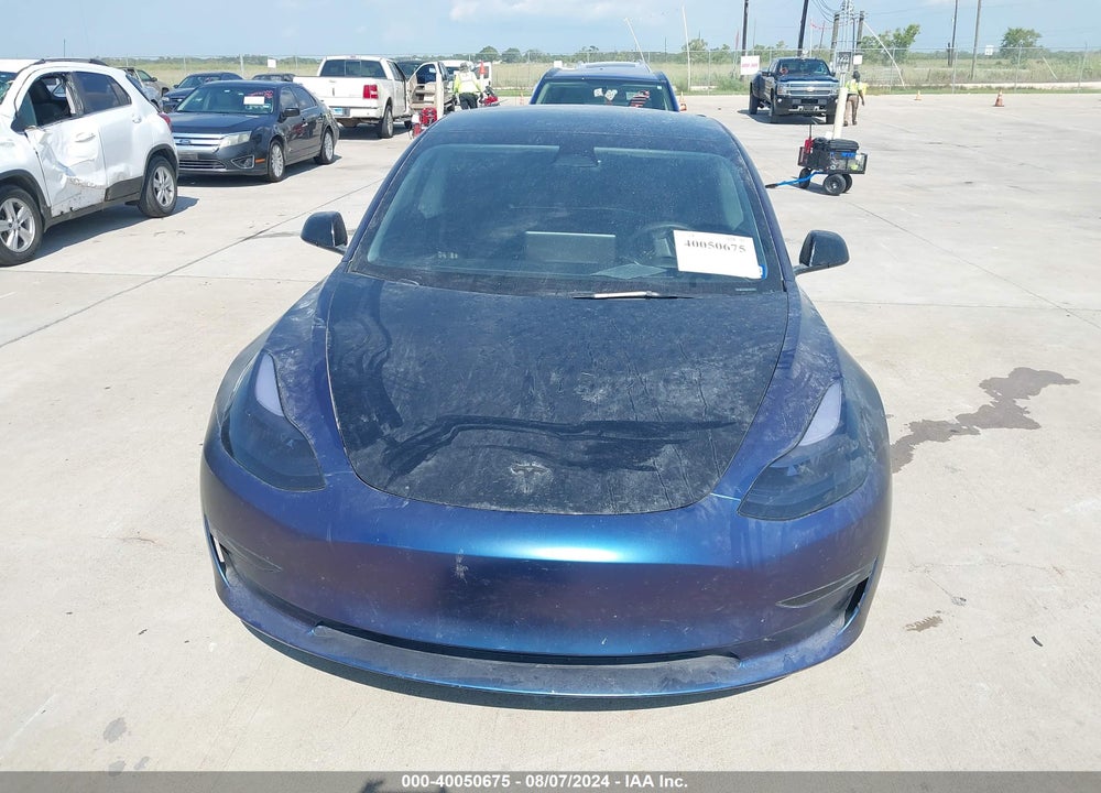 2022 TESLA MODEL 3 LONG RANGE DUAL MOTOR ALL-WHEEL DRIVE VIN: 5YJ3E1EB7NF334386