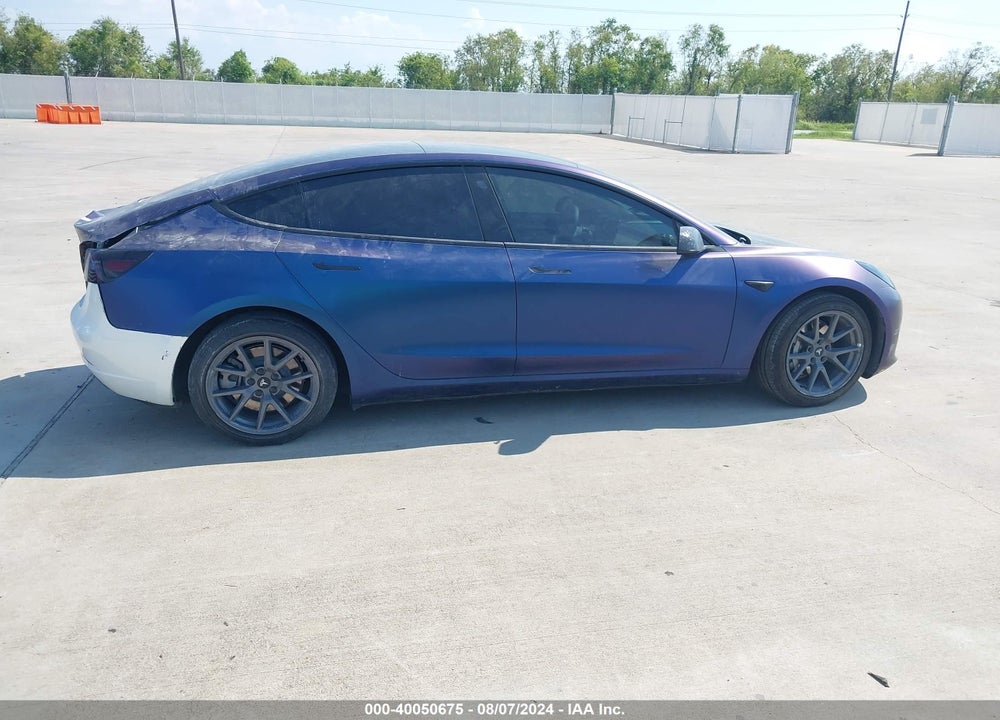 2022 TESLA MODEL 3 LONG RANGE DUAL MOTOR ALL-WHEEL DRIVE VIN: 5YJ3E1EB7NF334386