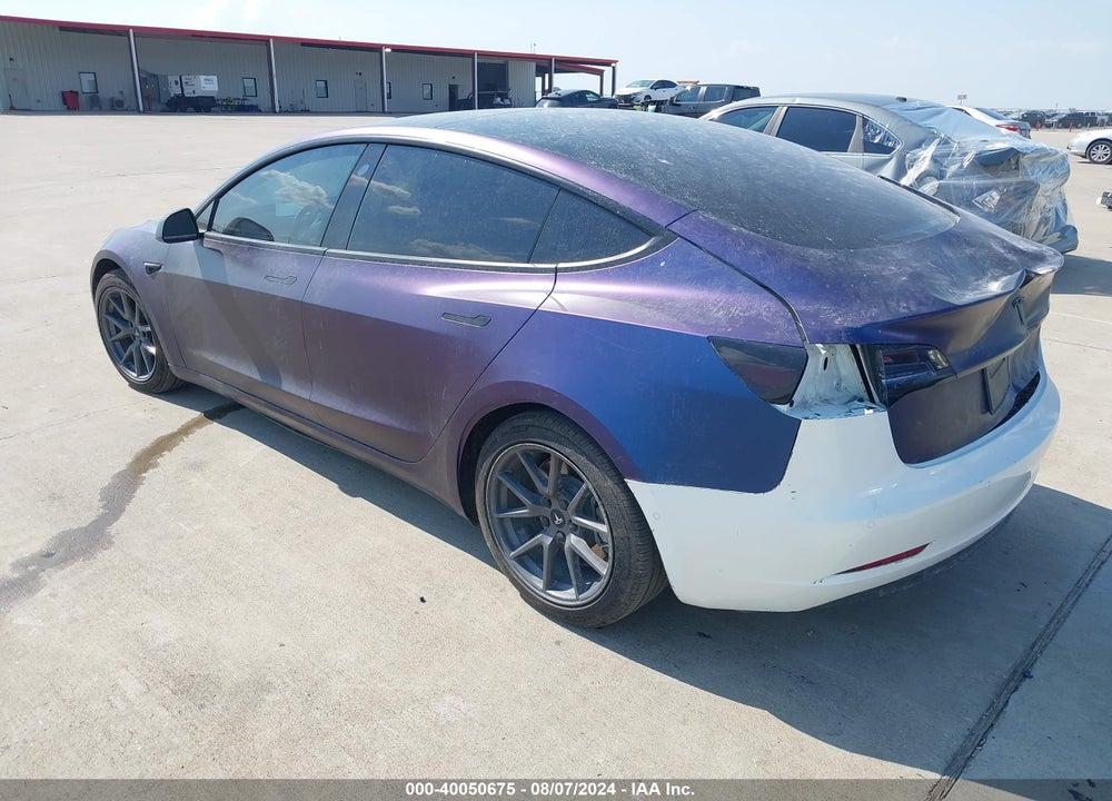 2022 TESLA MODEL 3 LONG RANGE DUAL MOTOR ALL-WHEEL DRIVE VIN: 5YJ3E1EB7NF334386