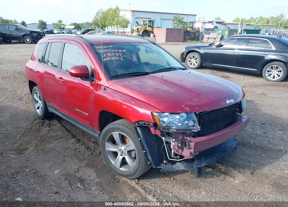 2017 JEEP COMPASS HIGH ALTITUDE 4X4 VIN: 1C4NJDEB7HD193868