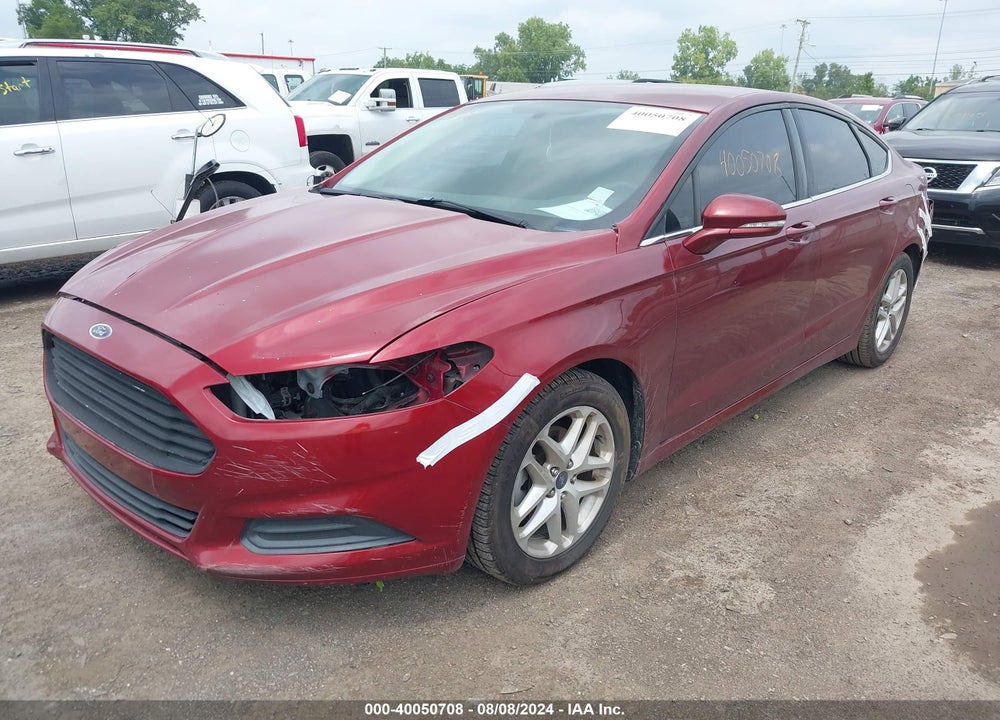 2014 FORD FUSION SE VIN: 3FA6P0H74ER307708