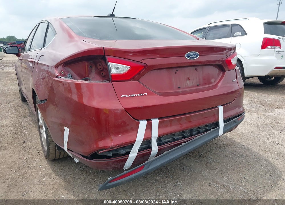 2014 FORD FUSION SE VIN: 3FA6P0H74ER307708