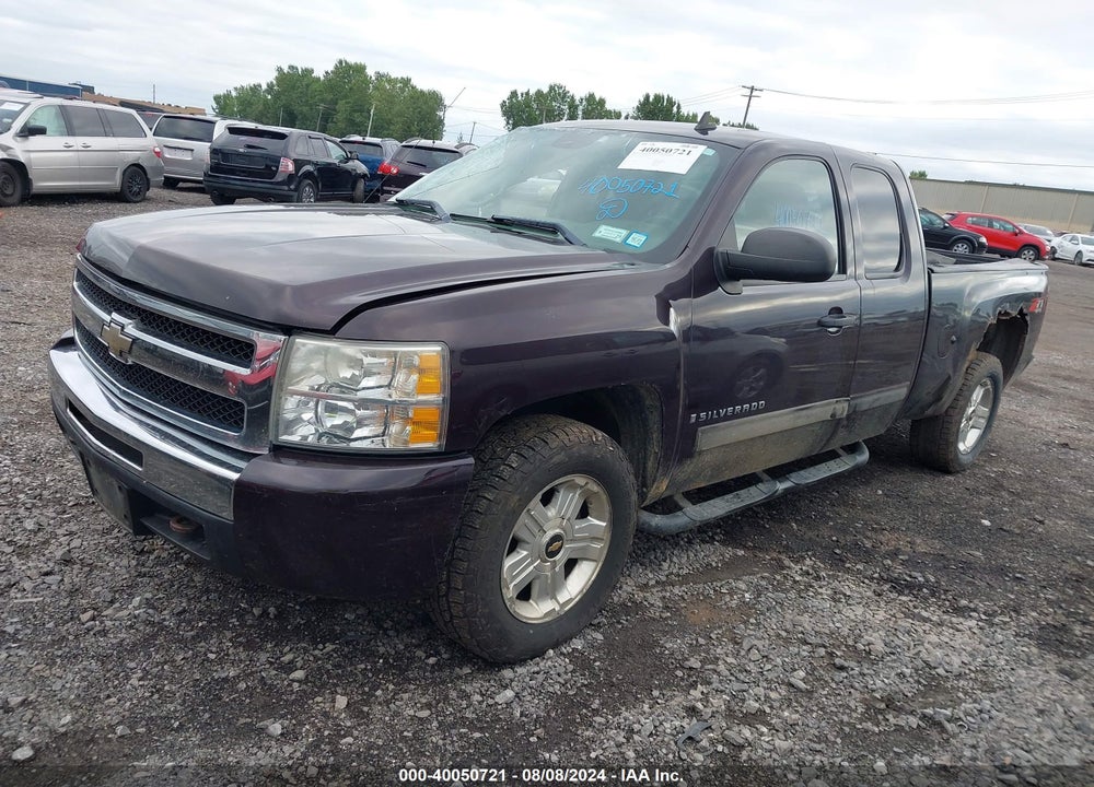 2009 CHEVROLET SILVERADO 1500 LT VIN: 1GCEK29099Z125604