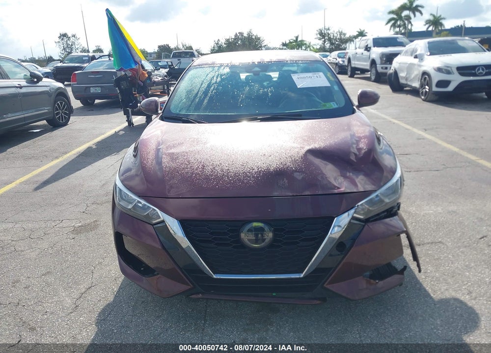 2022 NISSAN SENTRA SV XTRONIC CVT VIN: 3N1AB8CV4NY277058
