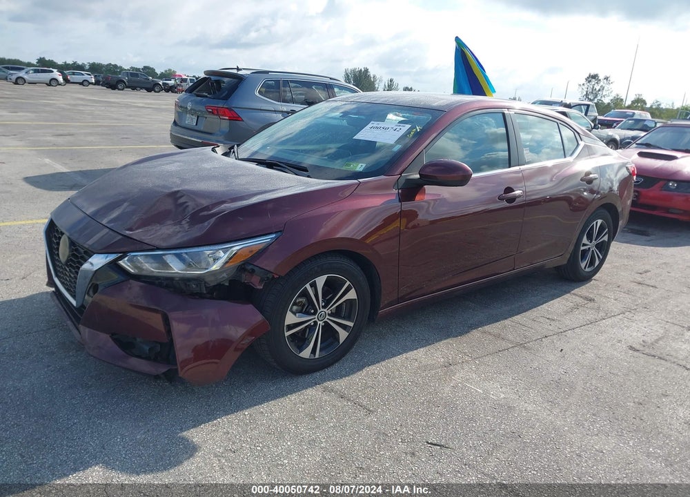 2022 NISSAN SENTRA SV XTRONIC CVT VIN: 3N1AB8CV4NY277058