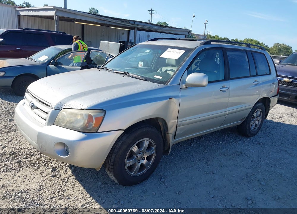 2005 TOYOTA HIGHLANDER V6 VIN: JTEDP21A950088405