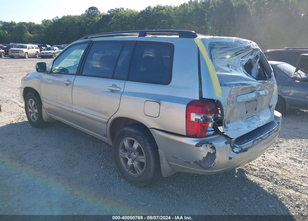 2005 TOYOTA HIGHLANDER V6 VIN: JTEDP21A950088405