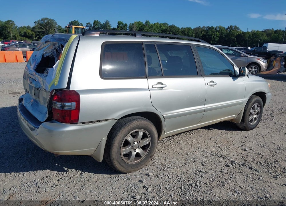 2005 TOYOTA HIGHLANDER V6 VIN: JTEDP21A950088405