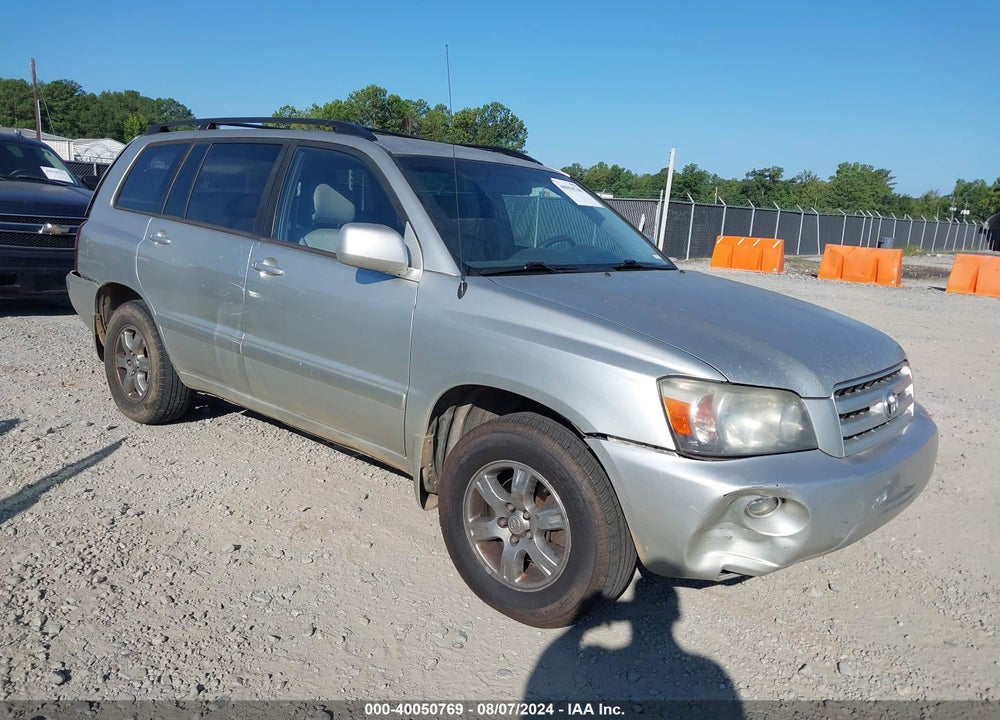 2005 TOYOTA HIGHLANDER V6 VIN: JTEDP21A950088405