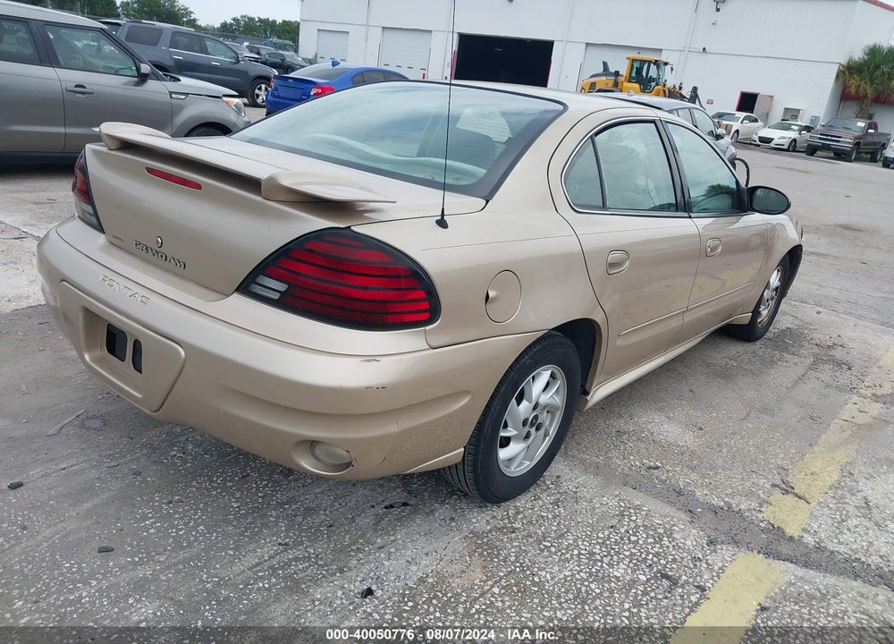 2004 PONTIAC GRAND AM SE VIN: 1G2NE52F84M574998