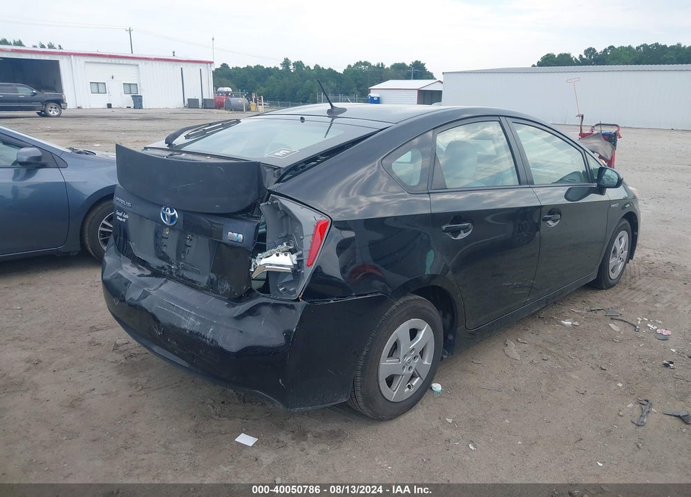 2010 TOYOTA PRIUS IV VIN: JTDKN3DUXA0004650