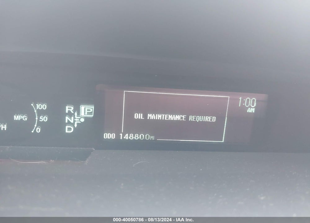 2010 TOYOTA PRIUS IV VIN: JTDKN3DUXA0004650