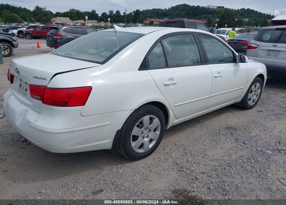 2009 HYUNDAI SONATA GLS VIN: 5NPET46C99H477032