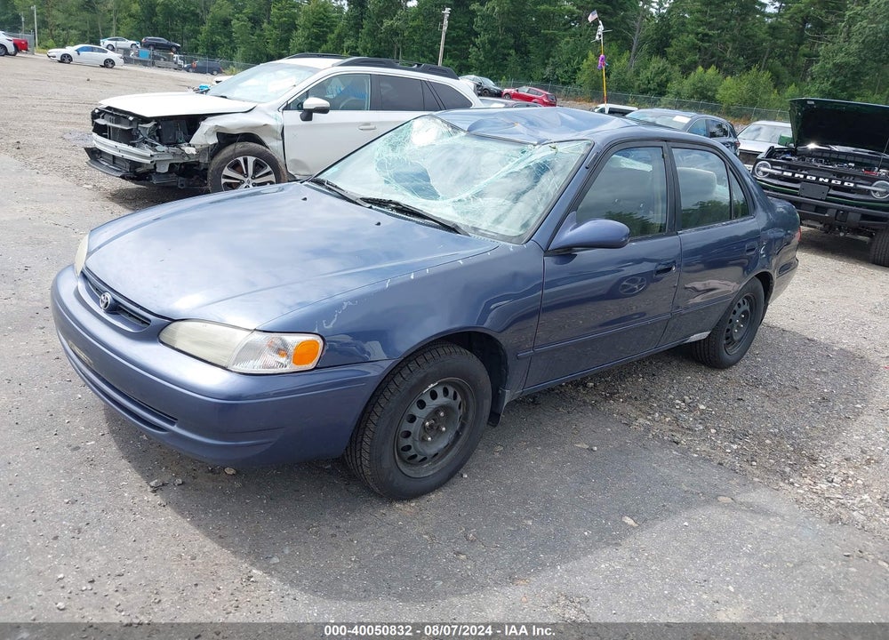 2000 TOYOTA COROLLA LE VIN: 2T1BR18EXYC365632