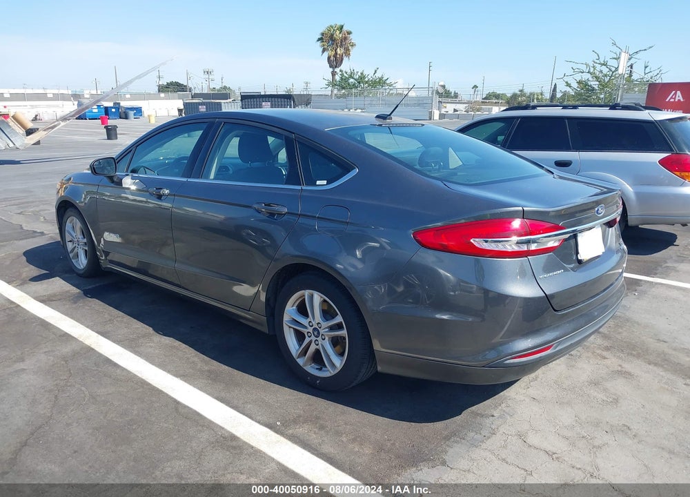 2018 FORD FUSION HYBRID VIN: 3FA6P0LU5JR140072