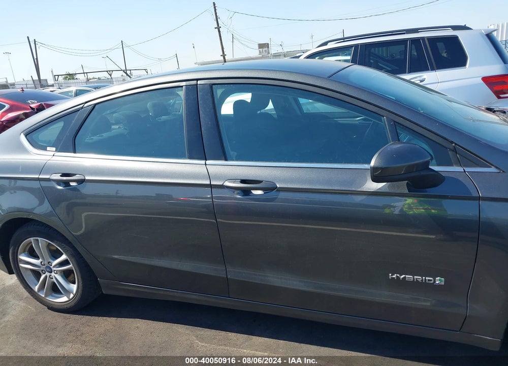 2018 FORD FUSION HYBRID VIN: 3FA6P0LU5JR140072