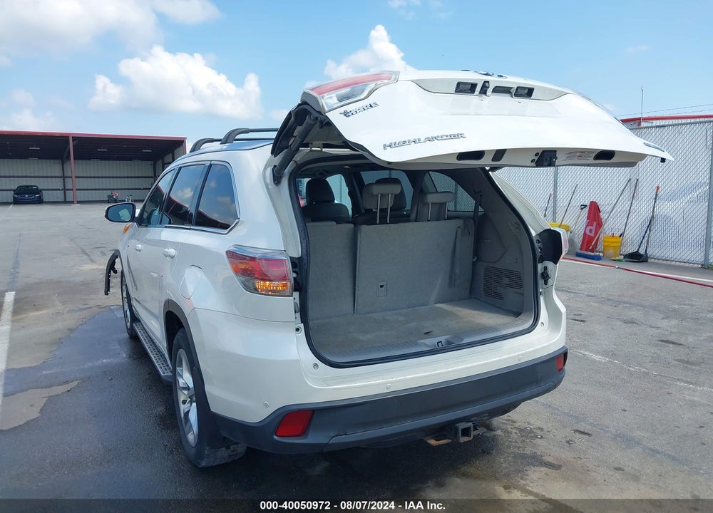 2015 TOYOTA HIGHLANDER HYBRID LIMITED PLATINUM V6 VIN: 5TDDCRFHXFS013449