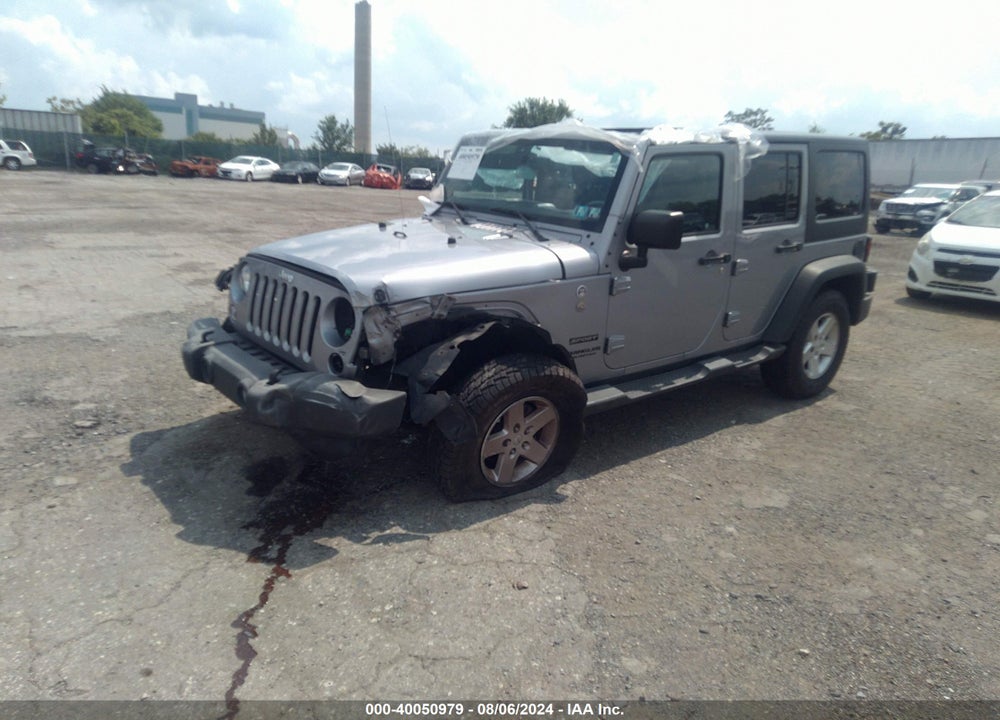 2016 JEEP WRANGLER UNLIMITED SPORT VIN: 1C4BJWDG8GL158448