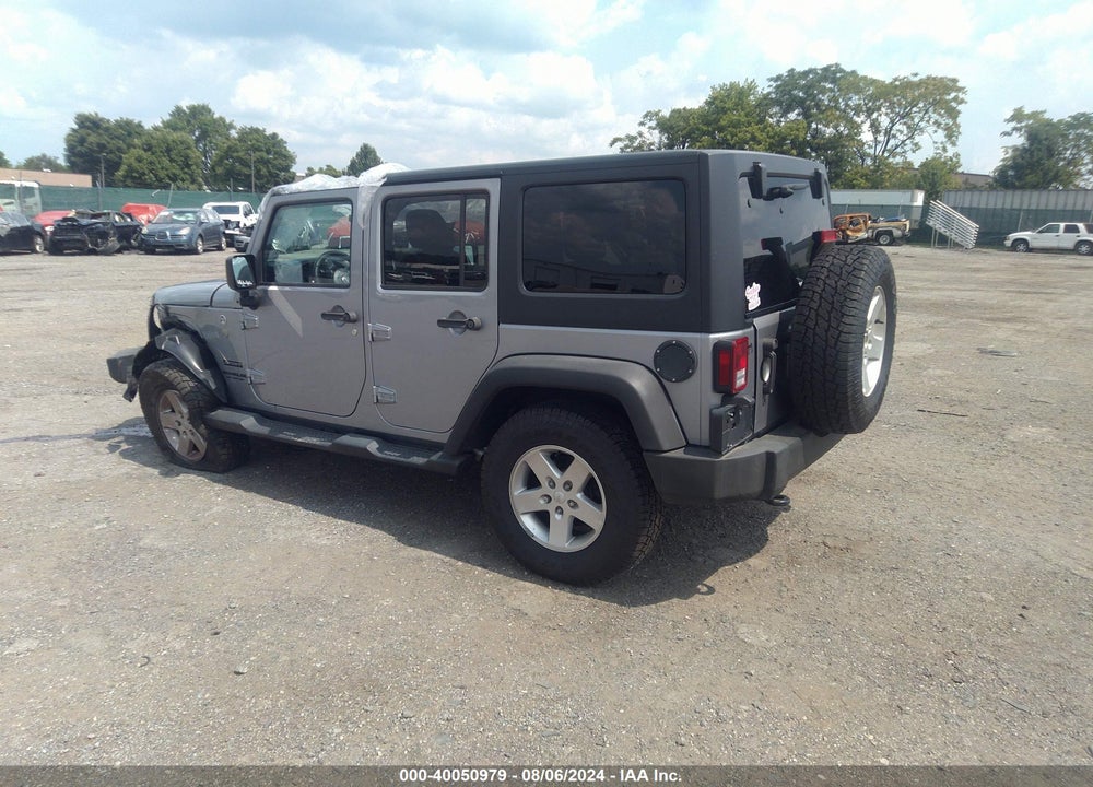 2016 JEEP WRANGLER UNLIMITED SPORT VIN: 1C4BJWDG8GL158448