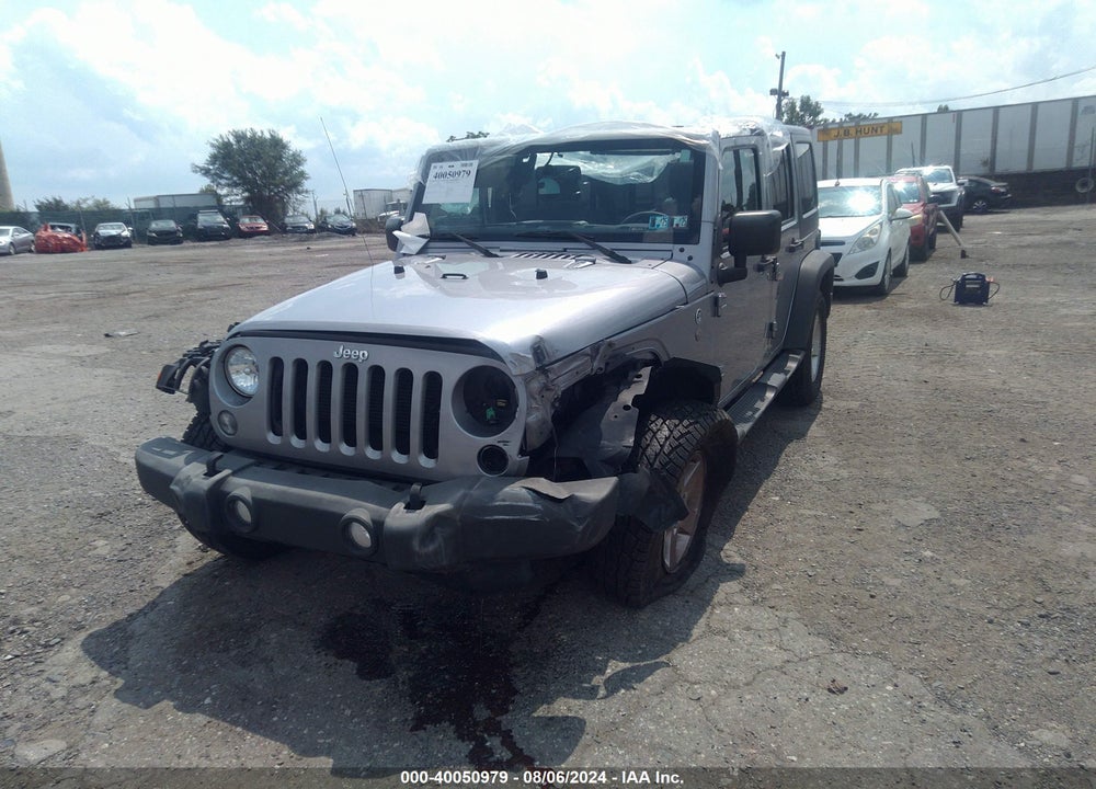 2016 JEEP WRANGLER UNLIMITED SPORT VIN: 1C4BJWDG8GL158448