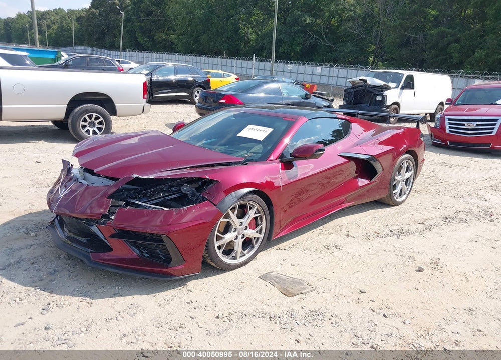 2020 CHEVROLET CORVETTE STINGRAY RWD 2LT VIN: 1G1Y72D40L5108545