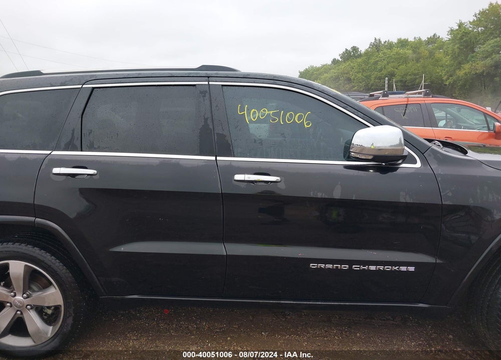 2014 JEEP GRAND CHEROKEE OVERLAND VIN: 1C4RJFCG5EC521625