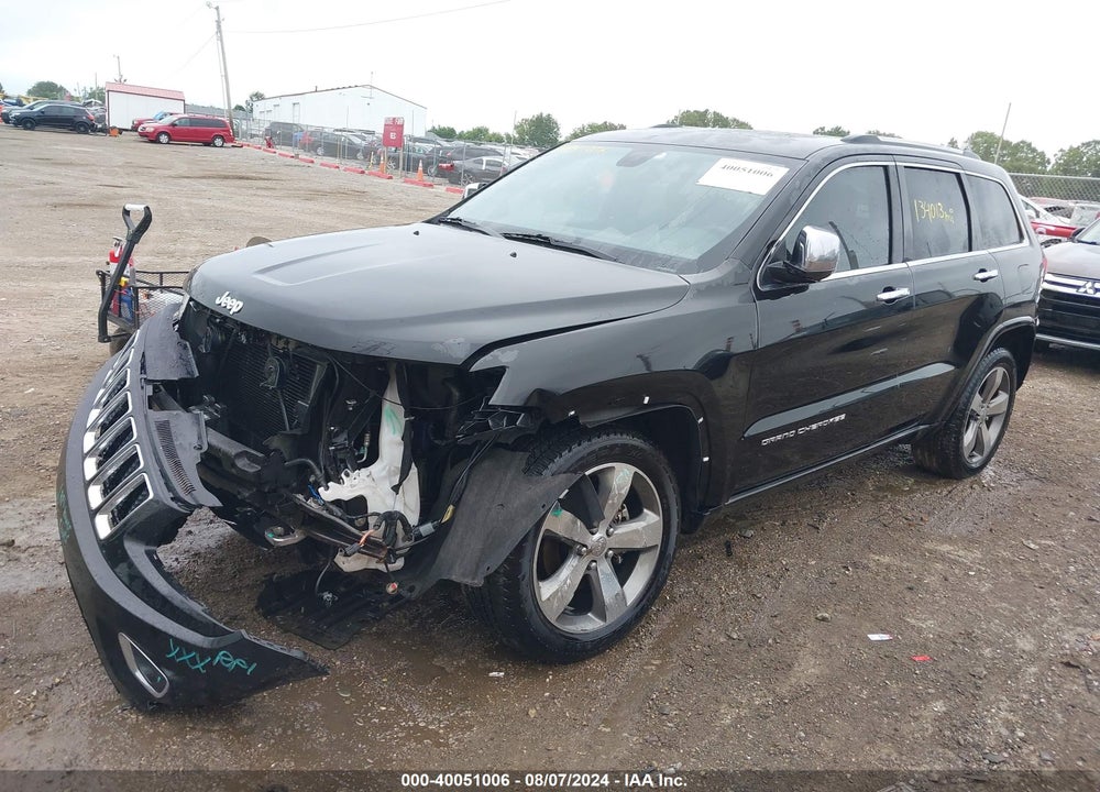 2014 JEEP GRAND CHEROKEE OVERLAND VIN: 1C4RJFCG5EC521625