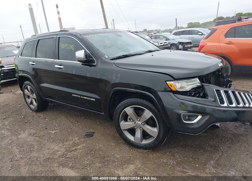 2014 JEEP GRAND CHEROKEE OVERLAND VIN: 1C4RJFCG5EC521625