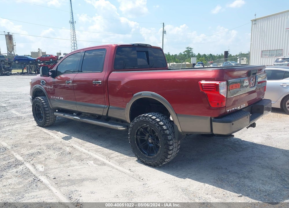 2016 NISSAN TITAN XD PLATINUM RESERVE DIESEL VIN: 1N6BA1F43GN513436