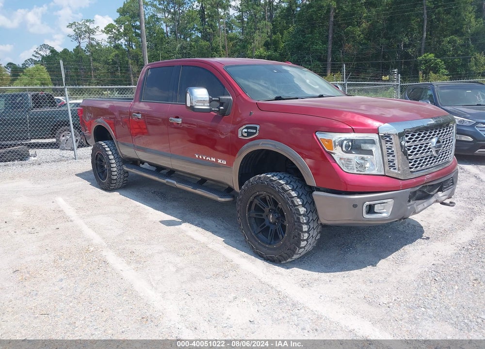 2016 NISSAN TITAN XD PLATINUM RESERVE DIESEL VIN: 1N6BA1F43GN513436