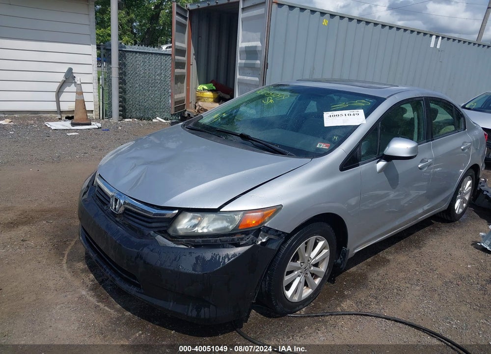 2012 HONDA CIVIC VIN: 19XFB2F96CE044182