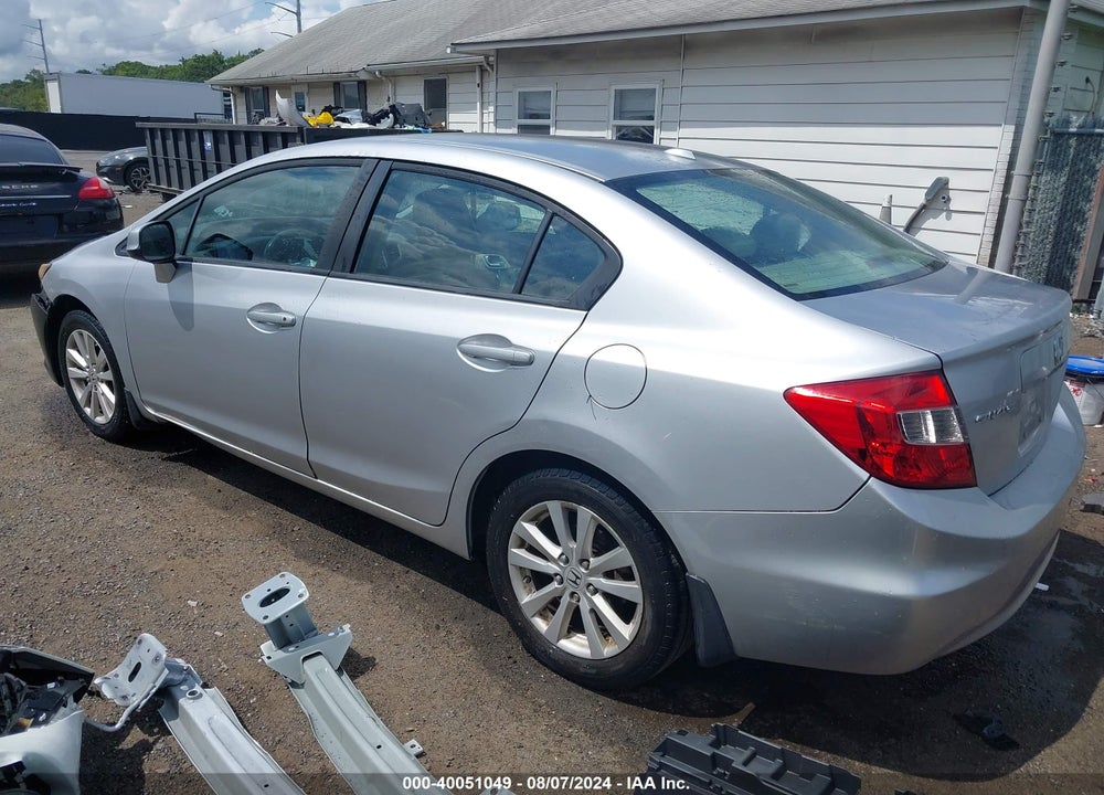 2012 HONDA CIVIC VIN: 19XFB2F96CE044182