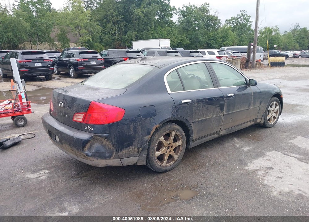 2004 INFINITI G35X VIN: JNKCV51F84M704121