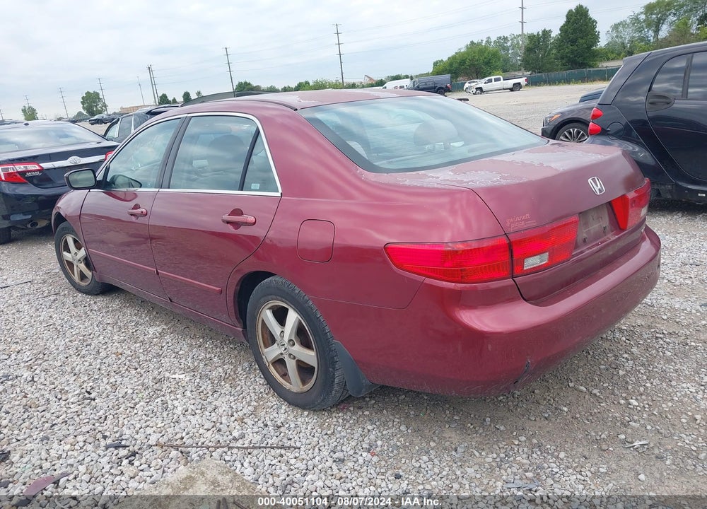 2005 HONDA ACCORD 2.4 EX VIN: 1HGCM56765A043022