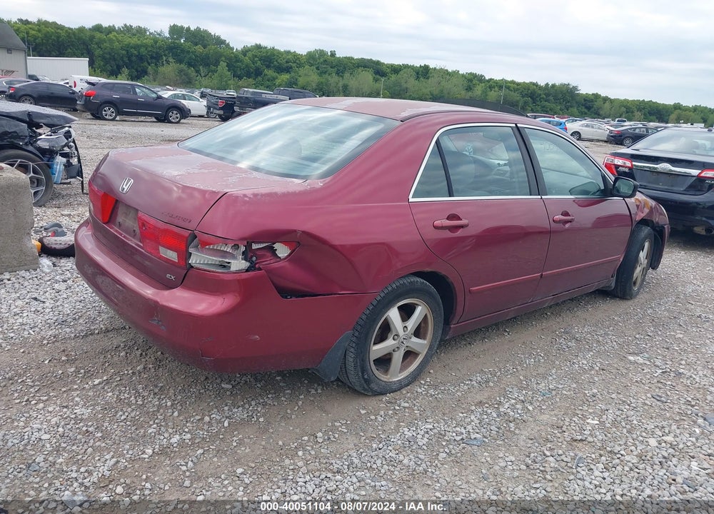2005 HONDA ACCORD 2.4 EX VIN: 1HGCM56765A043022