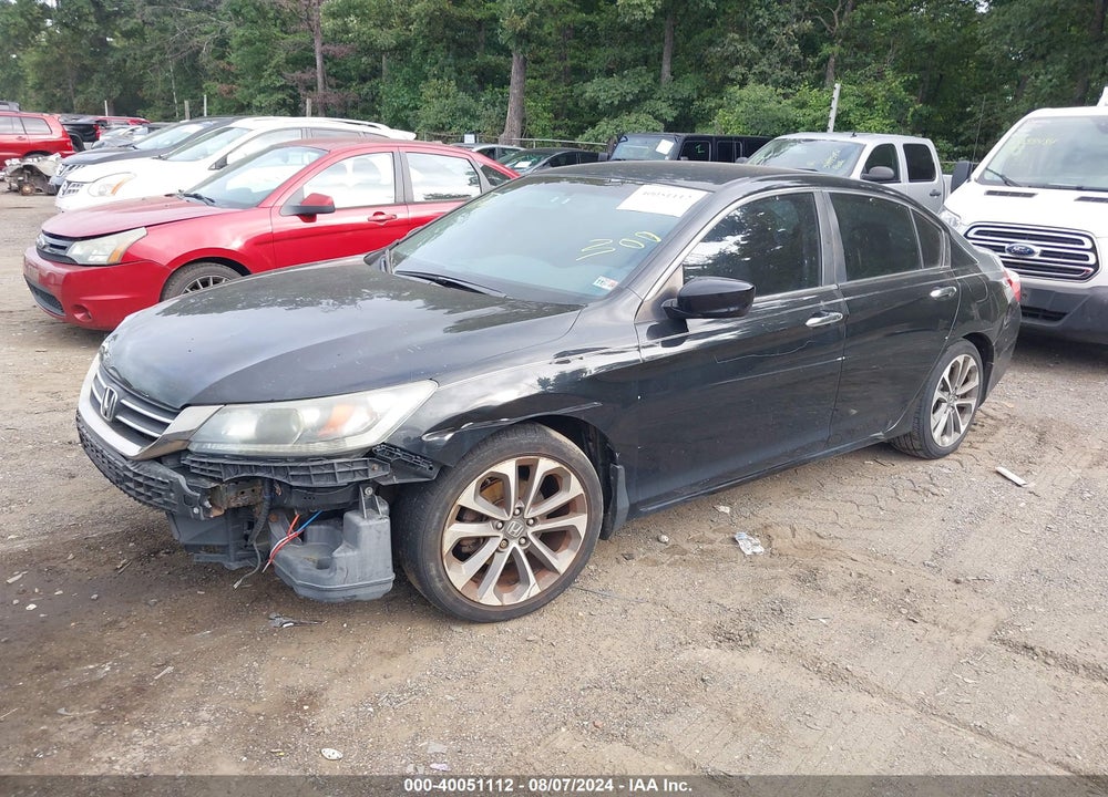 2013 HONDA ACCORD SPORT VIN: 1HGCR2F58DA033539