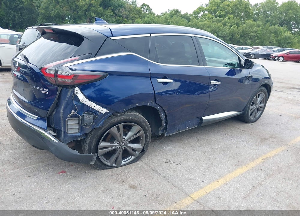 2019 NISSAN MURANO PLATINUM VIN: 5N1AZ2MS8KN110068