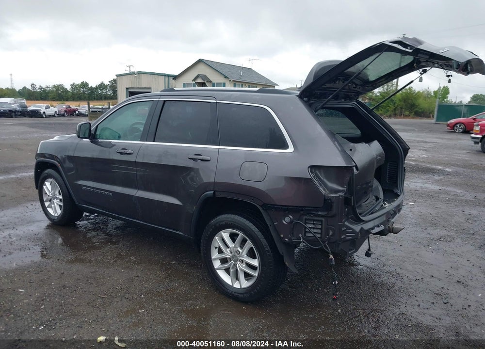 2017 JEEP GRAND CHEROKEE LAREDO 4X4 VIN: 1C4RJFAG0HC853463