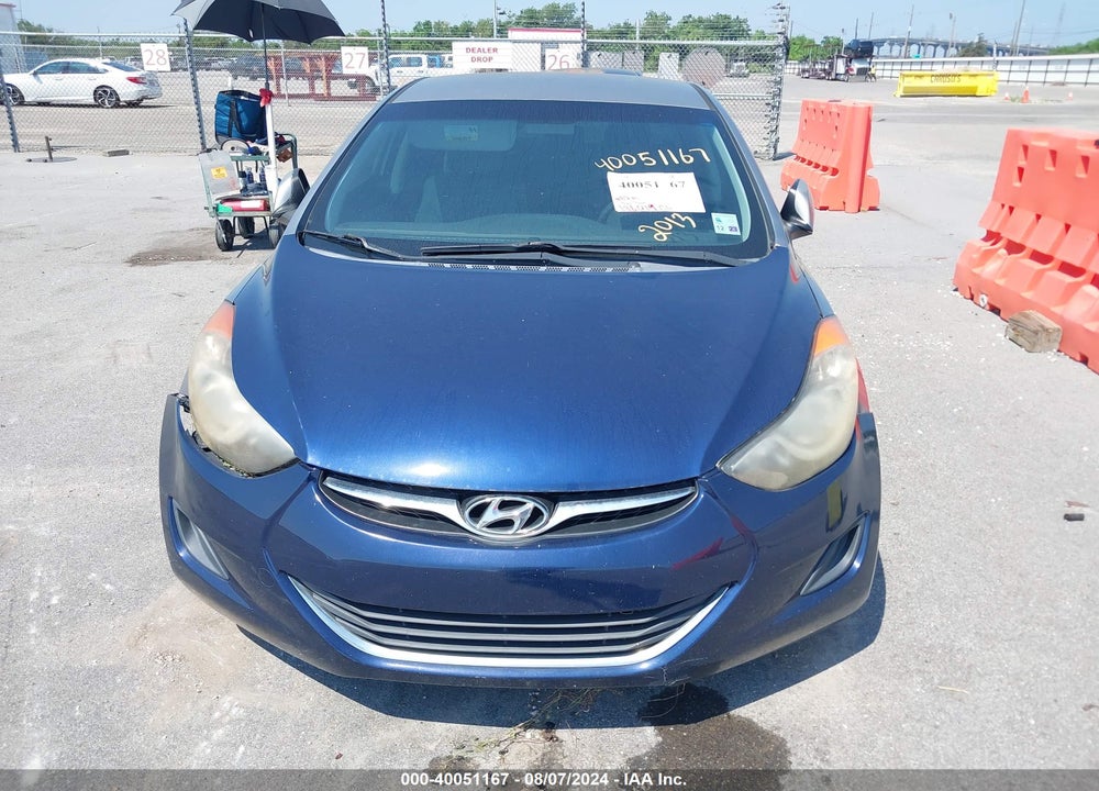 2013 HYUNDAI ELANTRA GLS VIN: KMHDH4AE2DU497767