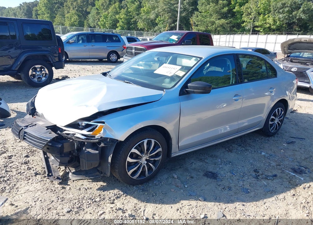 2012 VOLKSWAGEN JETTA 2.0L S VIN: 3VW2K7AJ5CM331982