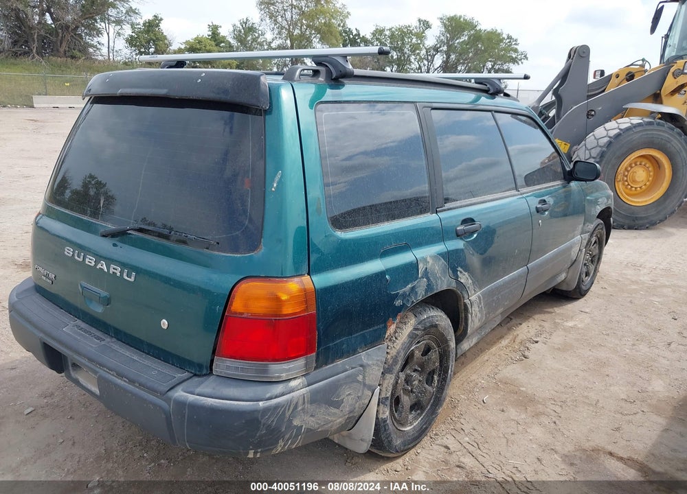 2000 SUBARU FORESTER VIN: JF1SF6353YG718328